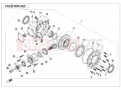 CFMOTO 2014 UTV UFORCE 800 (CF800UU-A) REAR AXLE - F33