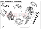 CFMOTO 2014 UTV UFORCE 800 (CF800UU-A) CYLINDER HEAD AND CYLINDER ASSY. - E02