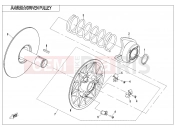 CFMOTO 2014 UTV UFORCE 800 (CF800UU-A) DRIVEN PULLEY(HL) - E05-2-A