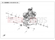 CFMOTO 2015 UTV UFORCE 800 (CF800UU-A) ENGINE MOUNTING PARTS - F00-2
