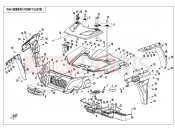 CFMOTO 2015 UTV UFORCE 800 (CF800UU-A) FRONT PLASTIC - F04-1