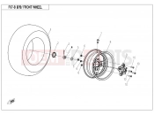 CFMOTO 2015 UTV UFORCE 800 (CF800UU-A) FRONT WHEEL - F07-B
