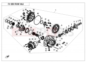 CFMOTO 2015 UTV UFORCE 800 (CF800UU-A) FRONT AXLE - F31