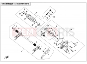 CFMOTO 2015 UTV UFORCE 800 (CF800UU-A) GEARSHIFT ASSY(3) - E06-3