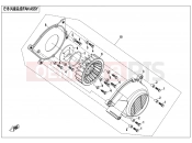 CFMOTO 2015 UTV UFORCE 800 (CF800UU-A) FAN ASSY - E18