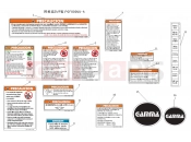CFMOTO UFORCE 800 (CF800UU-A) ARGENTINA WARNING DECALS - F19-B