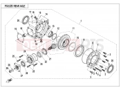 CFMOTO UFORCE 800 (CF800UU-A) REAR AXLE - F33