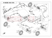 CFMOTO 2018 UTV UFORCE 800 (CF800UU-A) BRAKE SYSTEM(ORDINARY) - F08-A