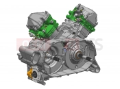 CFMOTO 2018 UTV UFORCE 800 (CF800UU-A) 2V91W ENGINE(SHORT FRONT OUTPUT SHAFT) - E00-2