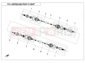 CFMOTO UFORCE 800 (CF800UU-A) FRONT CV SHAFT - F27-A