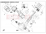 CFMOTO UFORCE 800 (CF800UU-A) CRANKSHAFT @^ CONNETING GOD @^ PISTON ASSY - E04-V3
