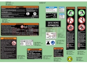 CFMOTO 2024 SSV ZFORCE 950 (CF1000STR-3L) WARNING LABEL - F19-2-A-V1