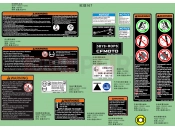 CFMOTO 2024 SSV ZFORCE 950 (CF1000STR-3L) WARNING LABEL - F19-2-A-V2