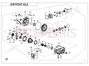 CFMOTO 2024 SSV ZFORCE 950 (CF1000STR-3L) FRONT AXLE - F31