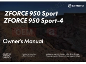 CFMOTO 2024 SSV ZFORCE 950 (CF1000STR-3L) OWNERS MANUAL - F38-V2