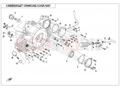 CFMOTO 2024 SSV ZFORCE 950 (CF1000STR-3L) LEFT CRANKCASE COVER ASSY(WITH TRIGGER ASSY) - E01-4-V1
