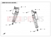 CFMOTO 2026 SSV ZFORCE 950 (CF1000STR-3L) REAR SHOCK ABSORBER - F06-2