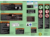 CFMOTO 2026 SSV ZFORCE 950 (CF1000STR-3L) WARNING LABEL - F19-2-A