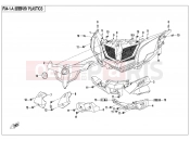 CFMOTO ZFORCE 1000 (CF1000US-2) FRONT PLASTICâ (STANDARD) - F04-1-A