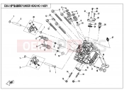 CFMOTO ZFORCE 1000 (CF1000US-2) CYLINDER HEAD NO.1 ASSY - E02-2