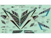 CFMOTO ZFORCE 1000 (CF1000US-2) DECAL(BLACK) - F19-2-B
