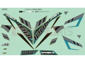 CFMOTO ZFORCE 1000 (CF1000US-2) DECAL(BLACK) - F19-2-B