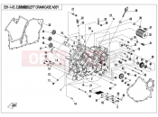 CFMOTO ZFORCE 1000 (CF1000UTR-2) LEFT CRANKCASE ASSY - E01-1-V2