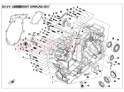 CFMOTO ZFORCE 1000 (CF1000UTR-2) RIGHT CRANKCASE ASSY - E01-2-V1