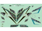 CFMOTO 2018 SSV ZFORCE 1000 (CF1000UTR-2) DECAL(BLACK) - F19-2-B