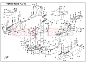 CFMOTO 2019 SSV ZFORCE 1000 (CF1000UTR-2) MIDDLE PLASTIC 2 - F04-4
