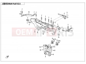 CFMOTO 2019 SSV ZFORCE 1000 (CF1000UTR-2) BOTTOM PLASTIC 2 - F04-6