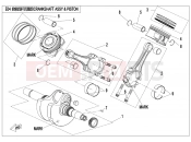 CFMOTO 2019 SSV ZFORCE 1000 (CF1000UTR-2) CRANKSHAFT @^ CONNECTING ROD @^ PISTON ASSY - E04