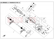 CFMOTO 2019 SSV ZFORCE 1000 (CF1000UTR-2) TRANSMISSION SYSTEM(3) - E06-3-V2