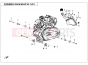 CFMOTO ZFORCE 1000 (CF1000UTR-2) ENGINE MOUNTING PARTS