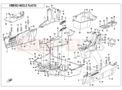 CFMOTO ZFORCE 1000 (CF1000UTR-2) MIDDLE PLASTIC 2