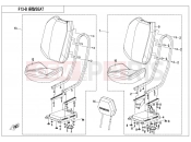CFMOTO ZFORCE 1000 (CF1000UTR-2) SEAT(BLACK&GREY)