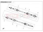 CFMOTO ZFORCE 1000 (CF1000UTR-2) REAR CV SHAFT