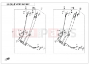 CFMOTO ZFORCE 1000 (CF1000UTR-2) 5-POINT SEAT BELT