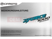 CFMOTO ZFORCE 1000 (CF1000UTR-2) OWNER‘S MANUAL（AUSTRIA）