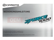 CFMOTO ZFORCE 1000 (CF1000UTR-2) OWNER‘S MANUAL(GERMAN)