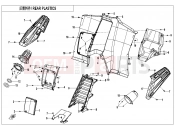 CFMOTO 2020 SSV ZFORCE 1000 (CF1000UTR-B) REAR PLASTIC - F04-6