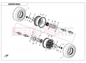 CFMOTO 2020 SSV ZFORCE 1000 (CF1000UTR-B) REAR WHEEL - F11