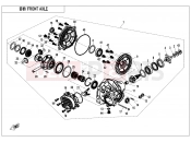 CFMOTO 2020 SSV ZFORCE 1000 (CF1000UTR-B) FRONT AXLE - F31