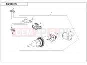 CFMOTO ZFORCE 1000 (CF1000UTR-B) LOCK KIT - F01