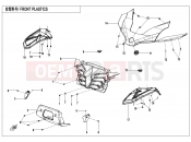 CFMOTO ZFORCE 1000 (CF1000UTR-B) FRONT PLASTIC - F04-1-V2
