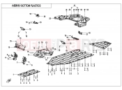 CFMOTO ZFORCE 1000 (CF1000UTR-B) REAR PLASTIC - F04-8-V2