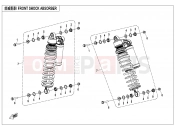 CFMOTO ZFORCE 1000 (CF1000UTR-B) FRONT SHOCK ABSORBER - F05-2