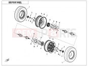 CFMOTO ZFORCE 1000 (CF1000UTR-B) FRONT WHEEL - F07