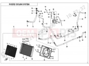 CFMOTO ZFORCE 1000 (CF1000UTR-B) COOLING SYSTEM - F18-V3