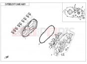 CFMOTO ZFORCE 1000 (CF1000UTR-B) CVT CASE ASSY - E01-3